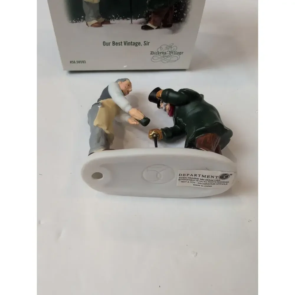 Dept 56 OUR BEST VINTAGE SIR Dickens Village Boxed A CHRISTMAS CAROL‎